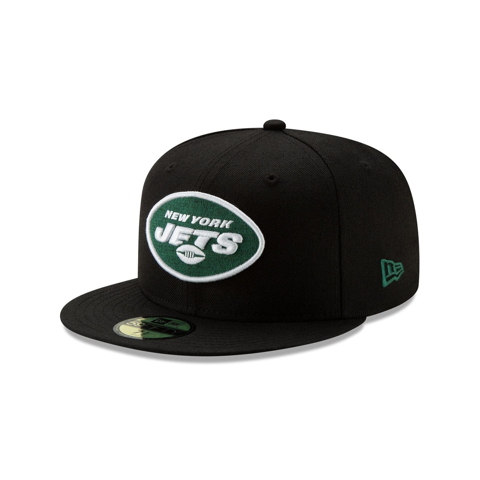 12094793_59FIFTY_5950NEYJETBLK2019_NEYJET_BLK_3QL.jpg New York Jets Basic 59FIFTY Fitted Hat - Imagen 1