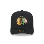 Chicago Blackhawks Team 9FIFTY A-Frame Snapback Hat - Imagen 2
