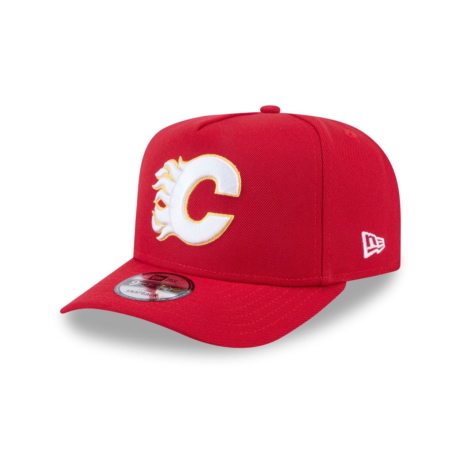 60646456_9FIFTYAF_CHS950AF24187_CALFLA_OTC_3QL.jpg Calgary Flames Team 9FIFTY A-Frame Snapback Hat - Imagen 1