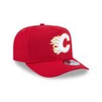 Calgary Flames Team 9FIFTY A-Frame Snapback Hat - Imagen 3