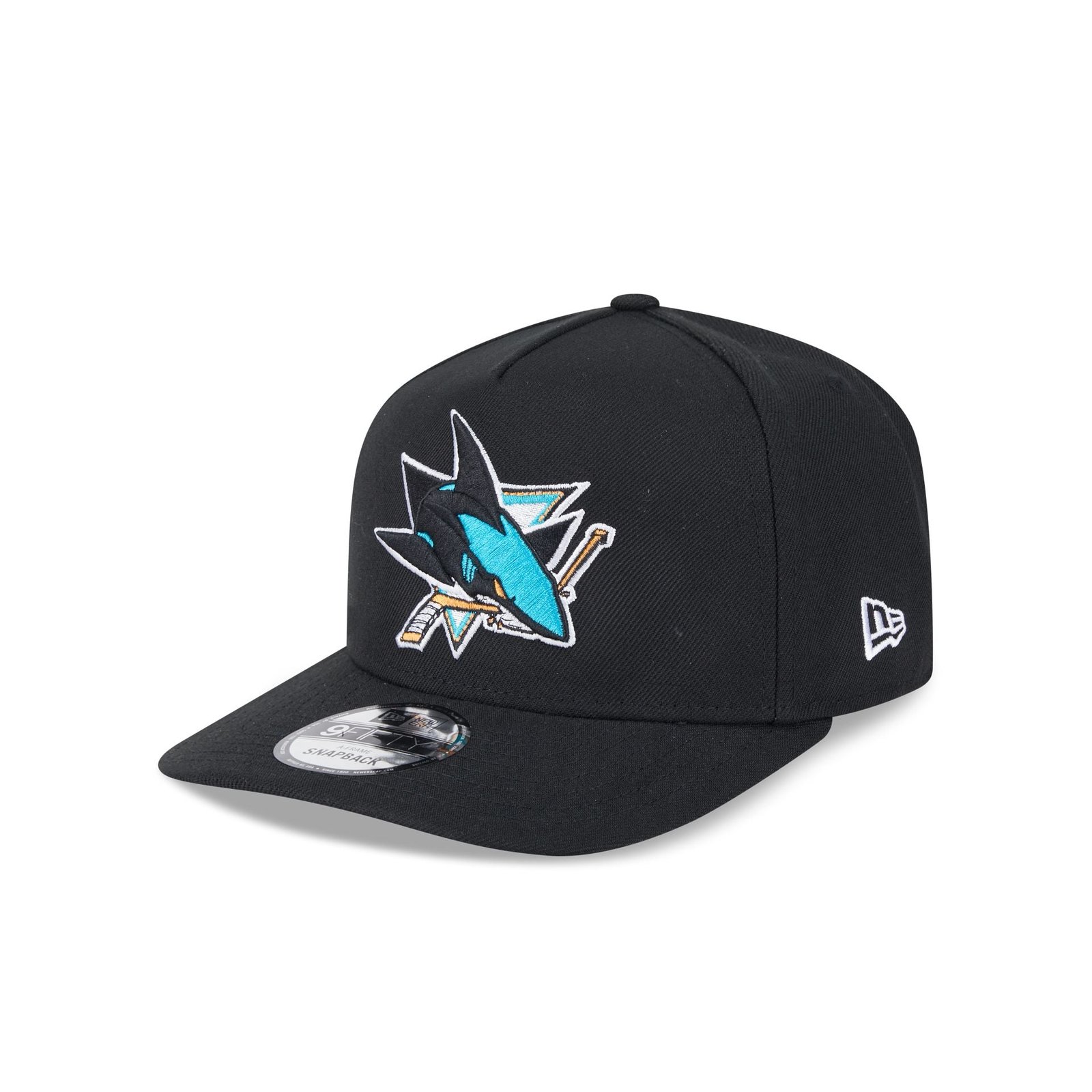 60646472_9FIFTYAF_CHS950AF24187_SAJSHA_OTC_3QL.jpg San Jose Sharks Team 9FIFTY A-Frame Snapback Hat - Imagen 1