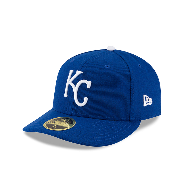 70360646_LP59FIFTY_LPACPERF_KANROY_OTC_3QL.png Kansas City Royals Authentic Collection Low Profile 59FIFTY Fitted Hat - Imagen 1