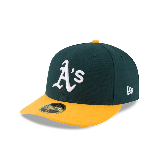 70360654_LP59FIFTY_LPACPERF_OAKATH_OTC_3QL.png Athletics Authentic Collection Low Profile 59FIFTY Fitted Hat - Imagen 1