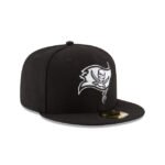 Tampa Bay Buccaneers Black & White 59FIFTY Fitted Hat - Imagen 3