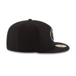 San Francisco 49ers Black & White 59FIFTY Fitted Hat - Imagen 6