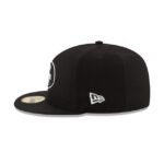 San Francisco 49ers Black & White 59FIFTY Fitted Hat - Imagen 5