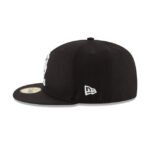 Cleveland Browns Black & White 59FIFTY Fitted Hat - Imagen 5