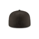 Minnesota Vikings Black On Black 59FIFTY Fitted Hat - Imagen 4