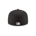 Los Angeles Dodgers Black and White Basic 59FIFTY Fitted Hat - Imagen 6