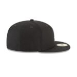 Los Angeles Dodgers Black and White Basic 59FIFTY Fitted Hat - Imagen 5