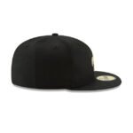 New Orleans Saints Black 59FIFTY Fitted Hat - Imagen 6