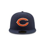 Chicago Bears Navy 59FIFTY Fitted Hat - Imagen 2