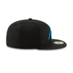 Carolina Panthers Black 59FIFTY Fitted Hat - Imagen 6
