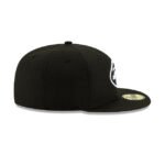 New York Jets Black and White 59FIFTY Fitted Hat - Imagen 6